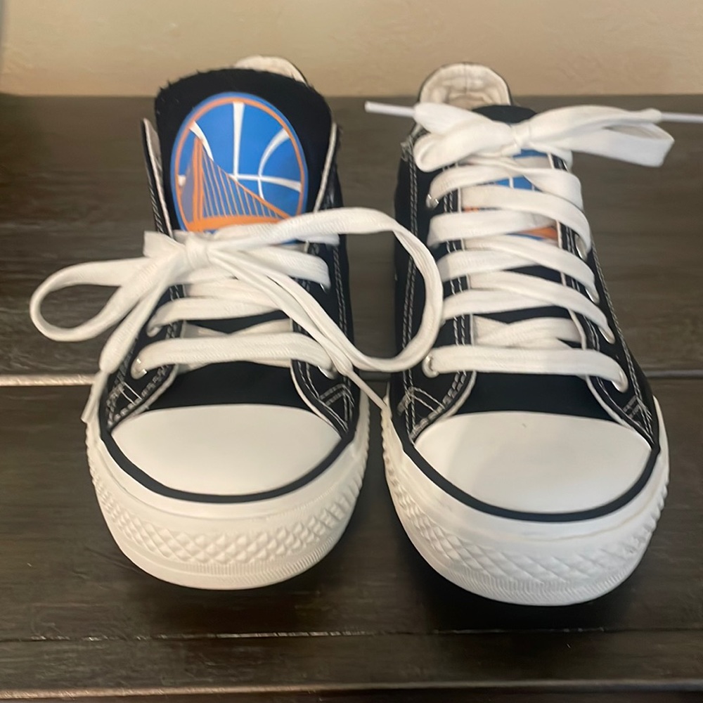 Gently used Golden State Warriors custom shoes